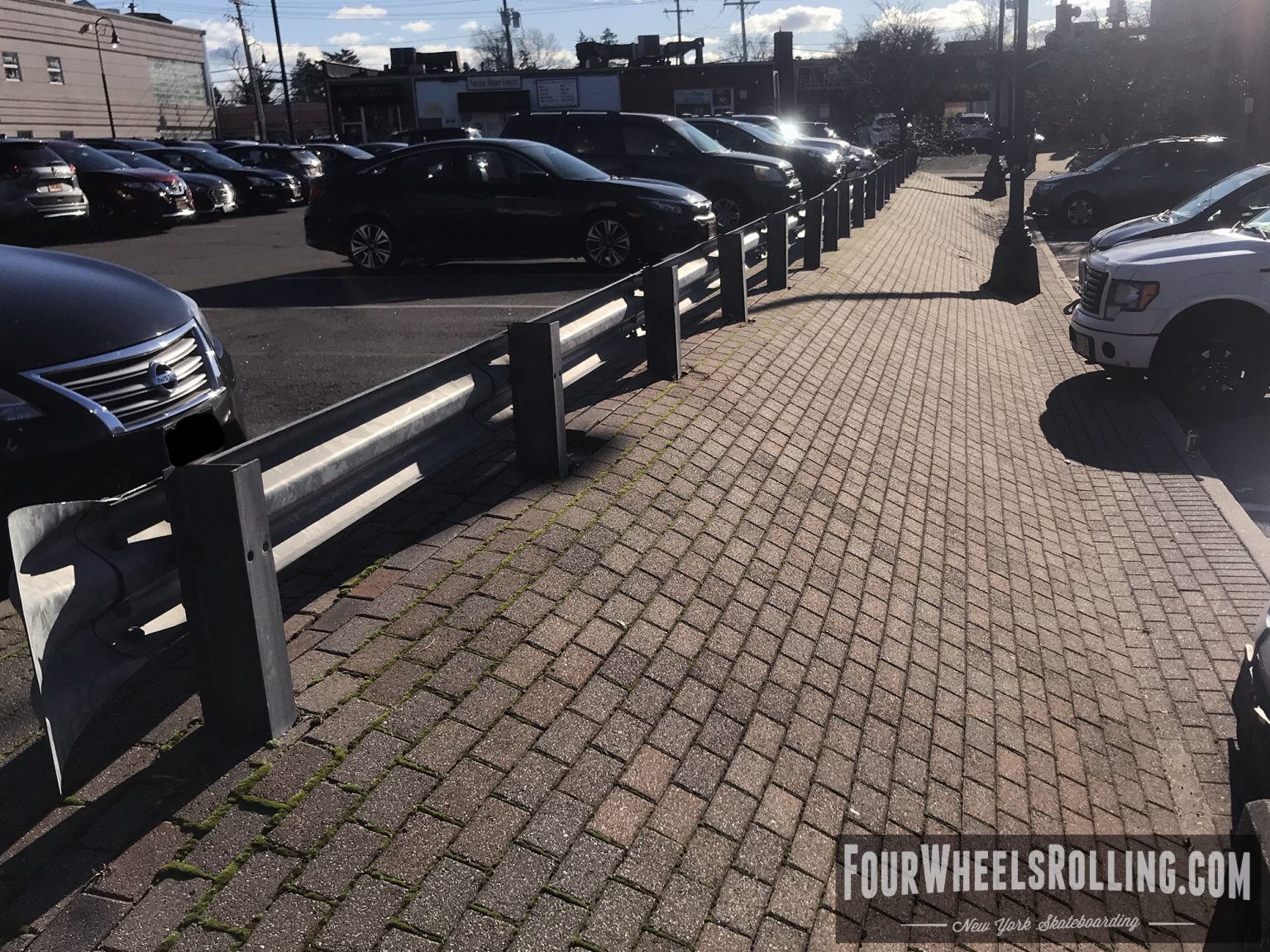 Baldwin Guardrail into Bank Long Island Skateboarding Spots