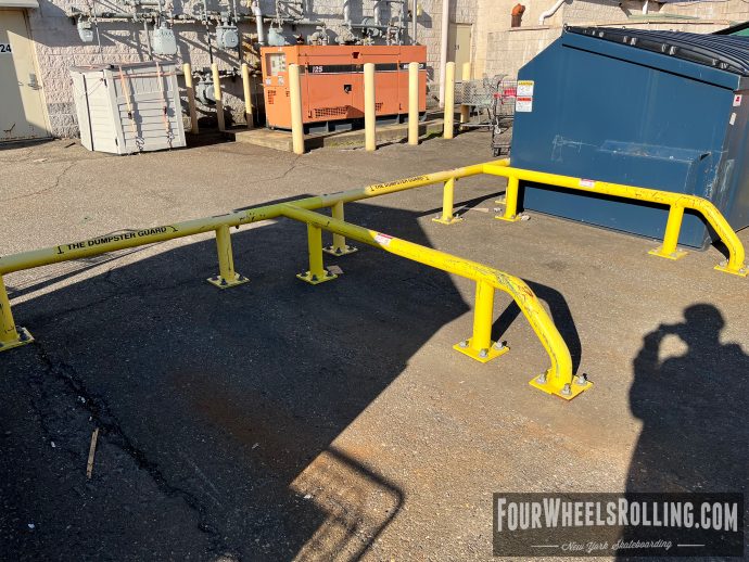 Farmingdale Dumpster Rails Long Island Skateboarding Spots